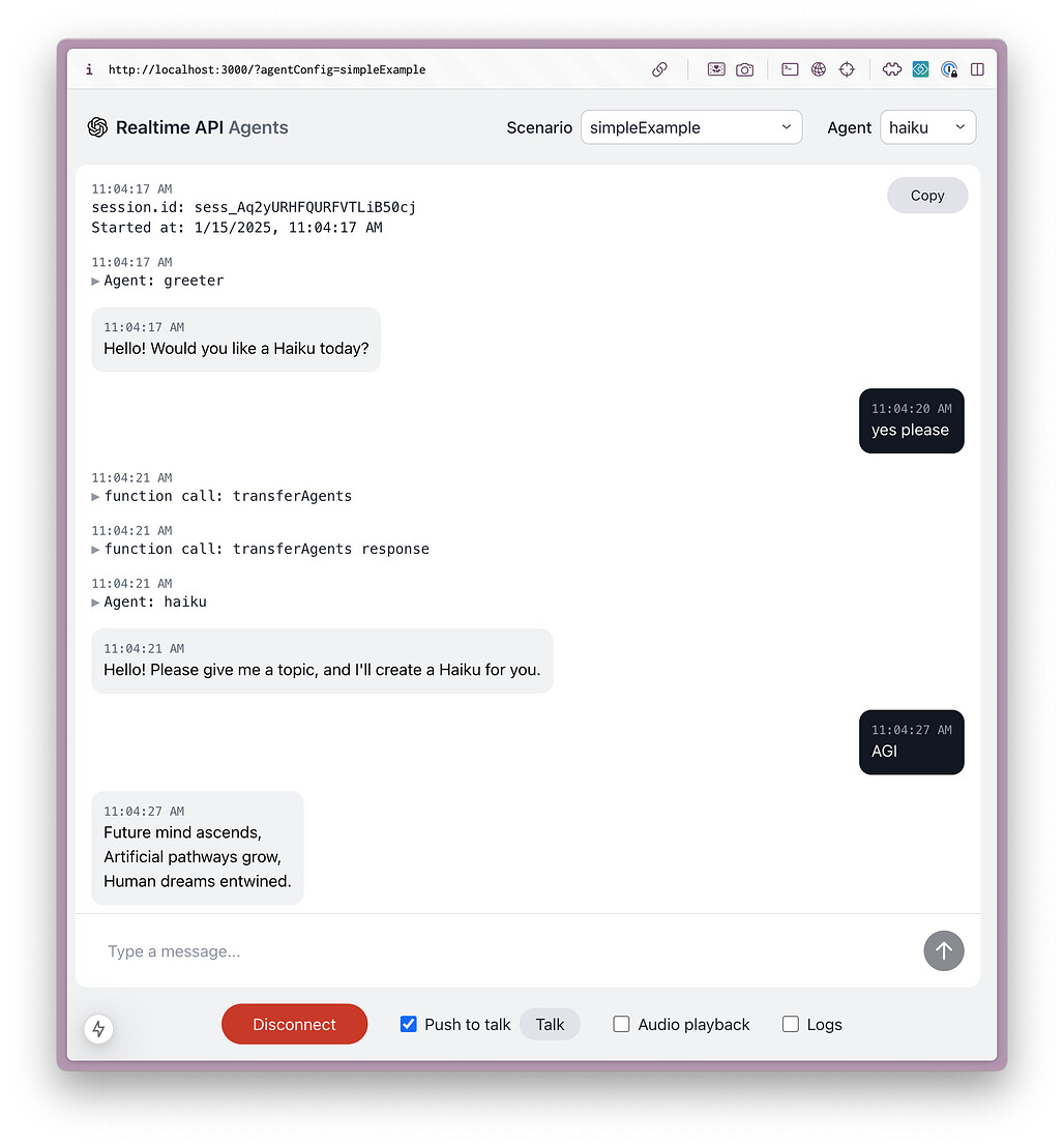 OpenAI, 실시간 에이전트를 위한 데모 프로젝트의 GitHub 저장소