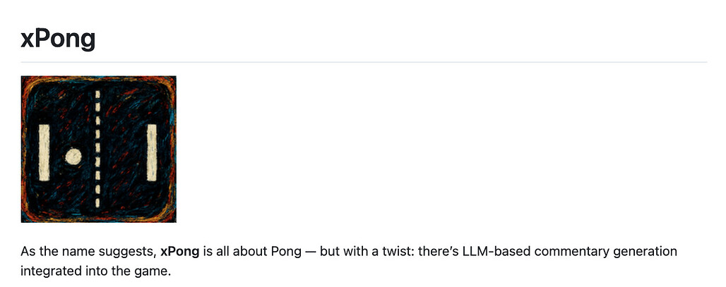 xPong: LLM 기반의 실시간 AI 해설이 추가된 Pong 게임
