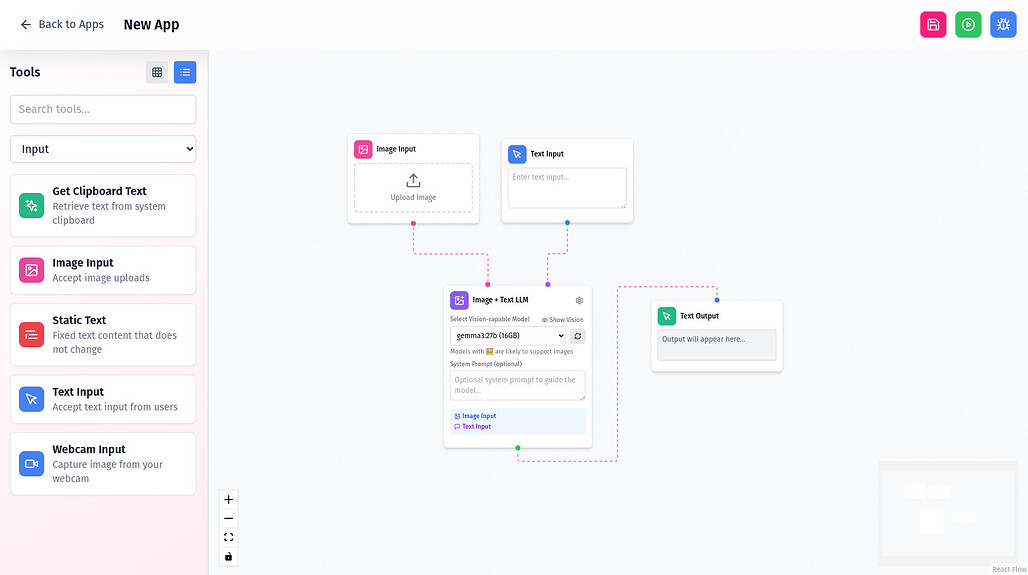 🏗️ Visual App Builder