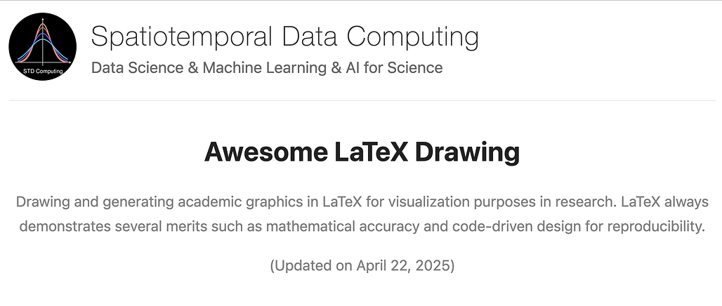Awesome LaTeX Drawing : 학술 연구자를 위한 고품질 LaTeX 학술용 도표 예제 모음 저장소