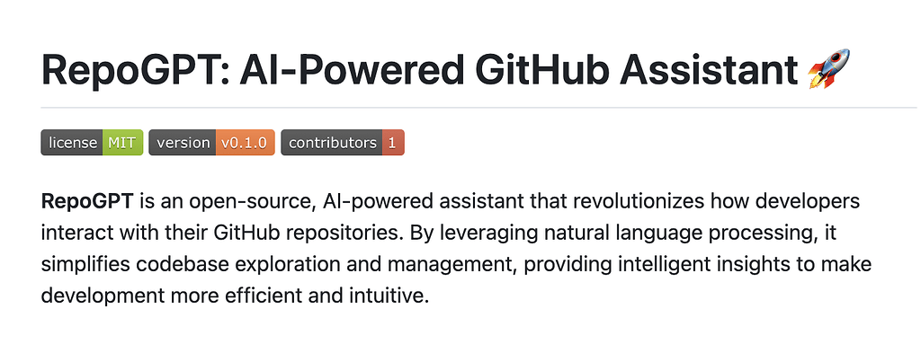 RepoGPT, AI 기반 GitHub 관리 도구 - 읽을거리&정보공유 - PyTorchKR