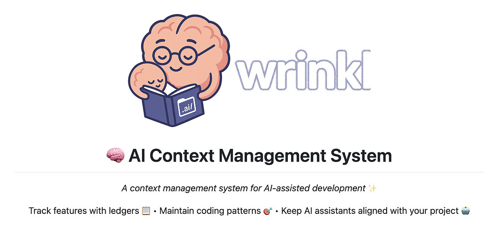Wrinkl: AI가 프로젝트의 맥락을 파악하고, 코드 및 문서를 일관성있게 작성하도록 돕는 AI 맥락 관리 시스템