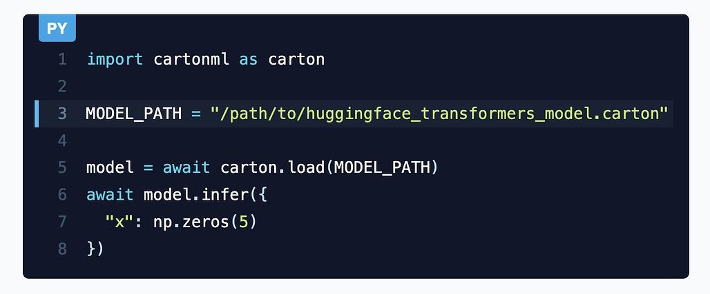 [GN] Carton - 다양한 언어에서 ML모델을 하나의 API로 실행하기