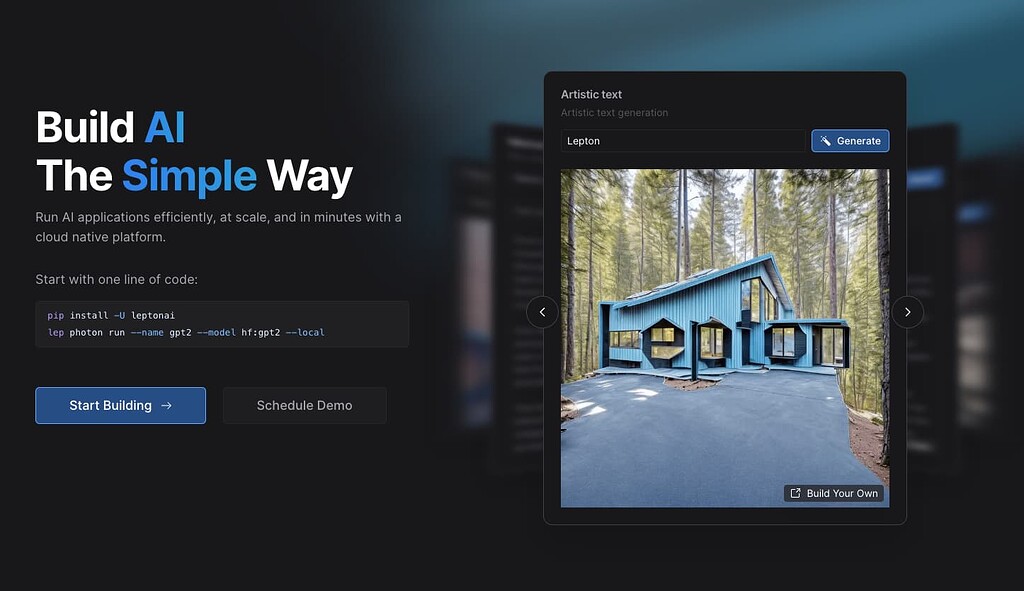 Lepton AI: AI 서비스 구축을 간소화해주는 Python 프레임워크 - 읽을거리&정보공유 - 파이토치 한국 사용자 모임