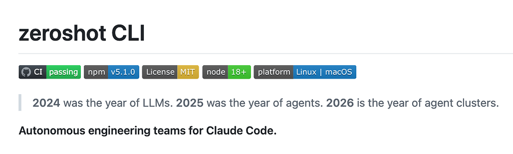 zeroshot: Claude Code 기반의 자율 엔지니어링 팀을 구성해주는 오픈소스 도구ze