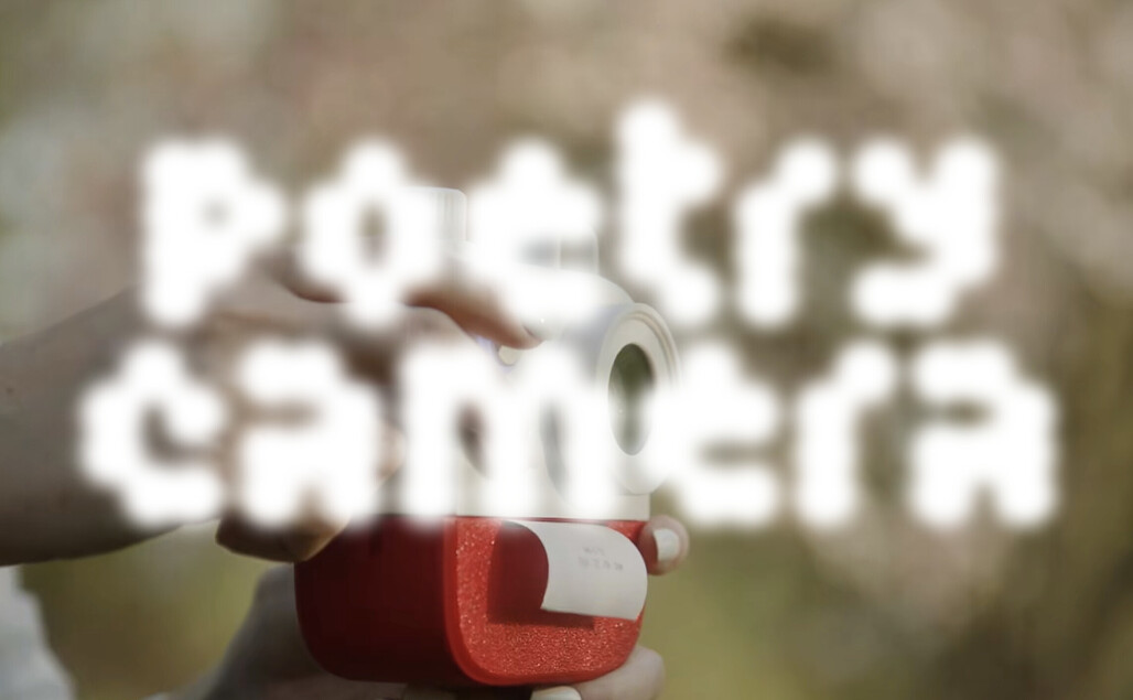 Poetry Camera, 사진을 찍으면 시(詩)를 인쇄하는 카메라
