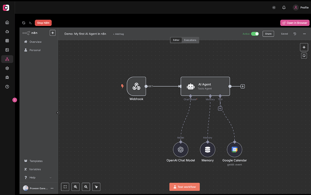 🔄 Built-in N8N Automation