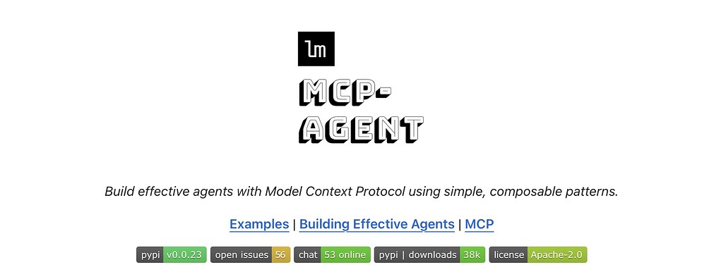 MCP Agent: Model Context Protocol 기반의 AI 에이전트 프레임워크
