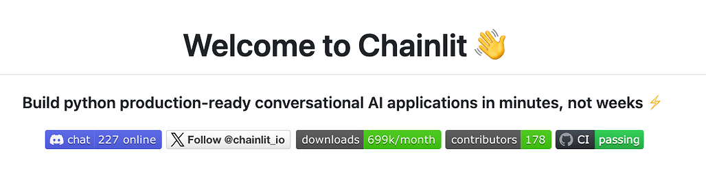 Chainlit: CoT 시각화를 지원하는 대화형 AI 애플리케이션 구축 프레임워크
