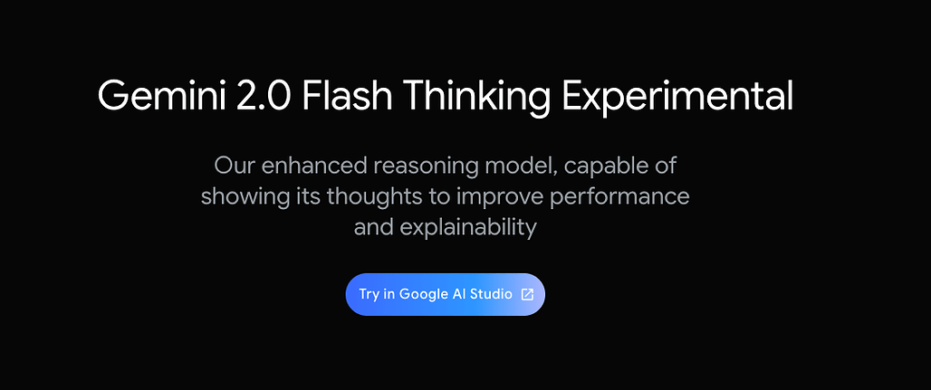 Gemini 2.0 Flash Thinking, Google의 새로운 사고(thinking) 모델