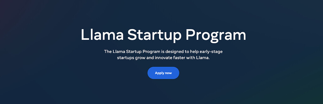 Meta, 스타트업을 위한 'Llama Startup Program' 발표
