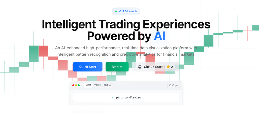 CandleView: AI 기능이 통합된 금융 시계열 데이터 시각화 및 렌더링 엔진 (feat. 캔들스틱 차트)