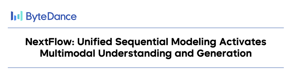 NextFlow: 대규모 학습의 불안정성 및 추론 속도의 한계를 극복한 멀티모달 생성 모델에 대한 연구 (feat. ByteDance)
