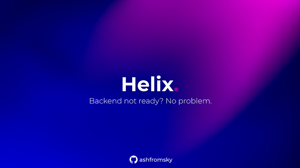Helix: 생성형 AI 기반, 고품질의 더미 데이터를 서빙하는 모의 API 서버 (Mock Server)