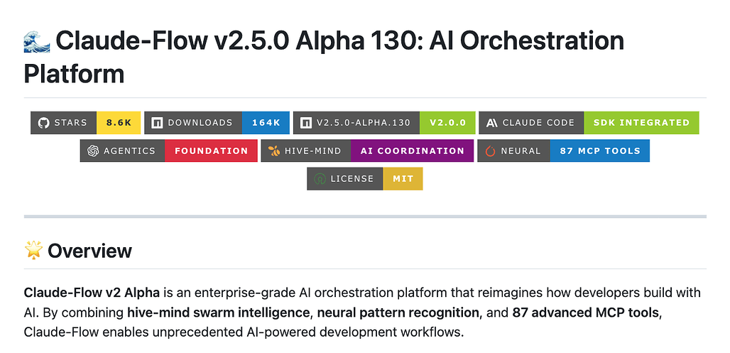 Claude Flow: 여러 개발 AI 에이전트들의 협력을 제어하고 자동화하는 AI 오케스트레이션 플랫폼
