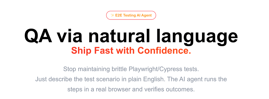 E2E Test Agent: 자연어로 작성한 테스트 시나리오를 기반으로 테스트를 수행하는 AI E2E 테스트 프레임워크