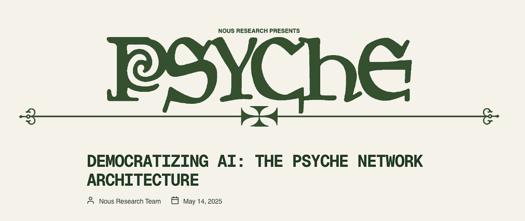 Psyche: 누구나 LLM 훈련에 참여할 수 있는 분산 AI 네트워크 (feat. Nous Research)