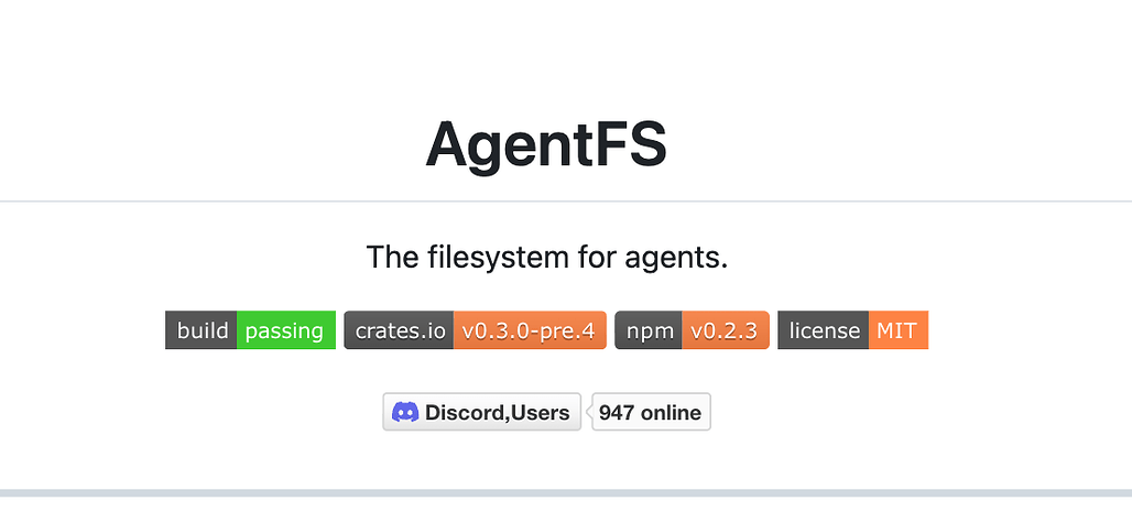 AgentFS: AI 에이전트가 생성하는 파일, 상태, 도구 호출 기록 등을 관리하기 위한 파일 시스템 (feat. Turso)