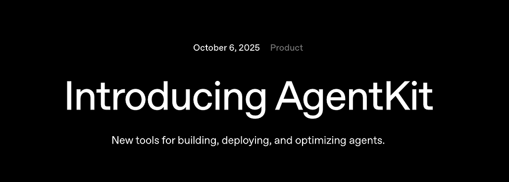 OpenAI, 에이전트를 구축, 배포, 최적화할 수 있는 에이전트 구성 및 관리 플랫폼 AgentKit 공개