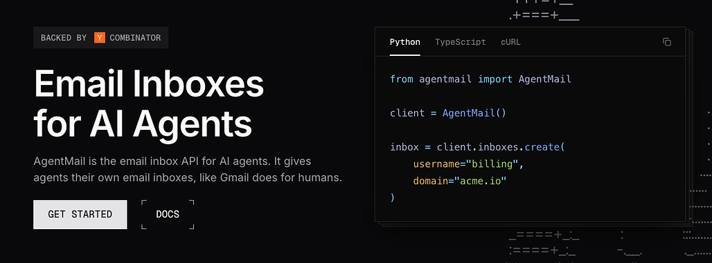 AgentMail: AI 에이전트를 위한 전용 이메일 인프라 서비스