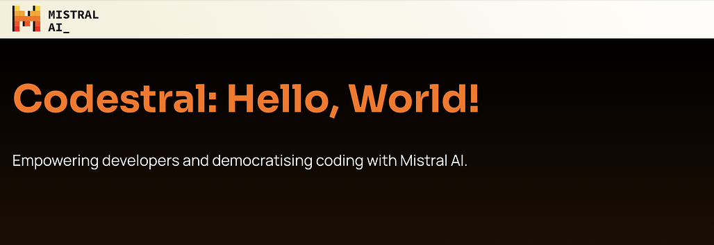 Codestral, 80개 이상의 개발언어를 지원하는 Code Model (feat. Mistral AI)