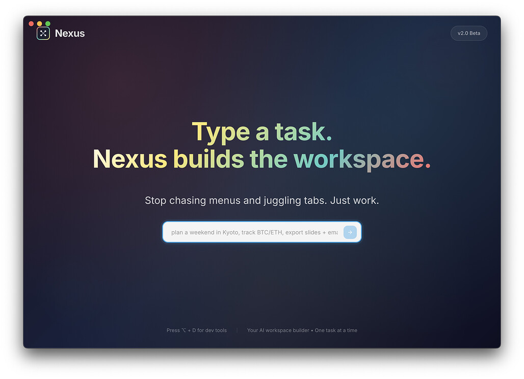 Nexus 애플리케이션