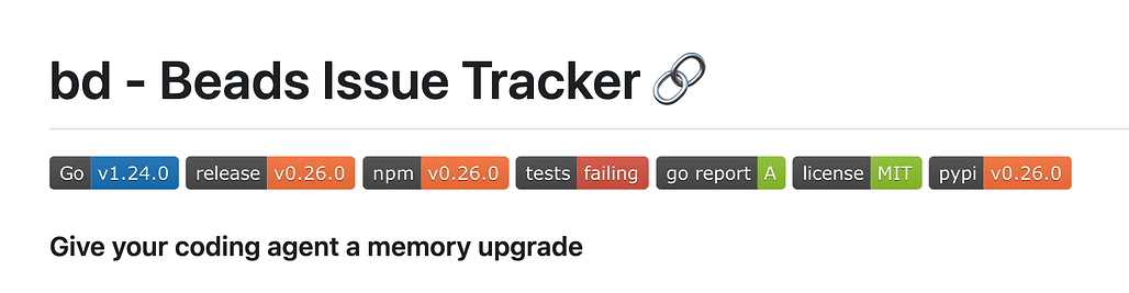 Beads: AI 코딩 에이전트의 '기억 상실'을 해결하는 Git 기반의 분산형 이슈 트래커
