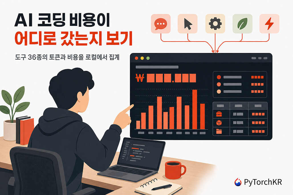 CodeBurn: AI 코딩 도구 36종의 토큰 사용량과 비용을 로컬에서 추적하는 대시보드