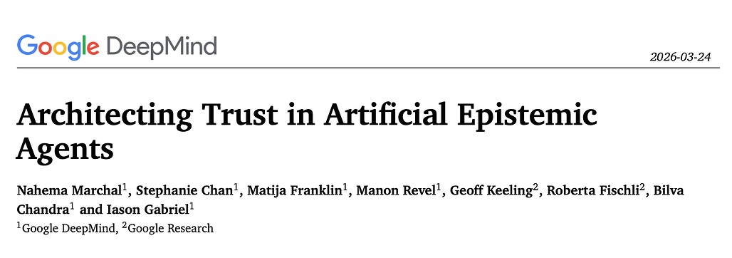 인공 인식 에이전트의 신뢰 체계 설계 / Architecting Trust in Artificial Epistemic Agents