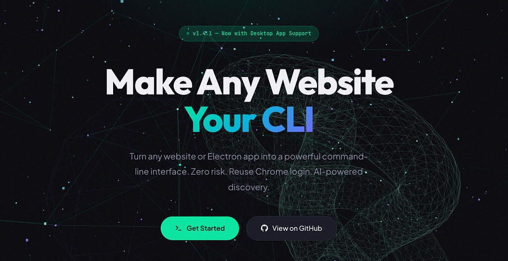 OpenCLI: 주요 웹사이트와 데스크톱 앱을 CLI 명령어로 제어하는 AI 네이티브 유니버설 허브 프로젝트 - 읽을거리&정보 ...