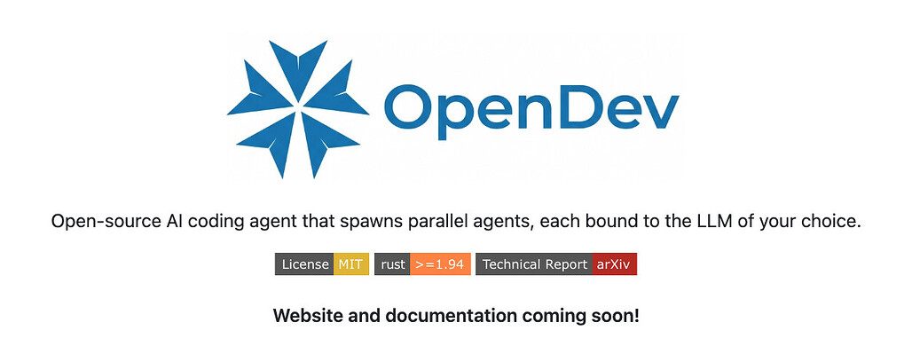 OpenDev: 여러 LLM 모델을 사용하여 병렬 에이전트를 실행하고 관리하는 AI 코딩 에이전트 프로젝트