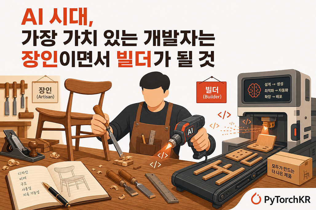 AI 시대, 가장 가치 있는 개발자는 장인이면서 빌더가 될 것