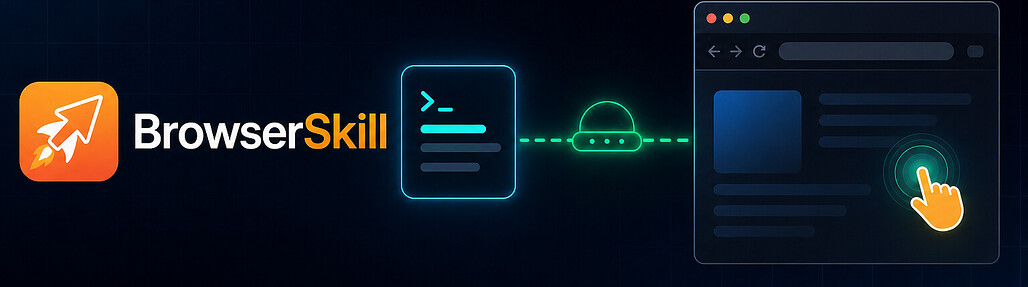 BrowserSkill 공식 배너