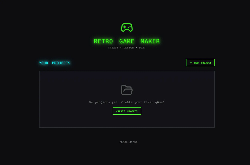 Solo Harness의 Opening Screen: Initial screen when opening the app created by the solo harness.