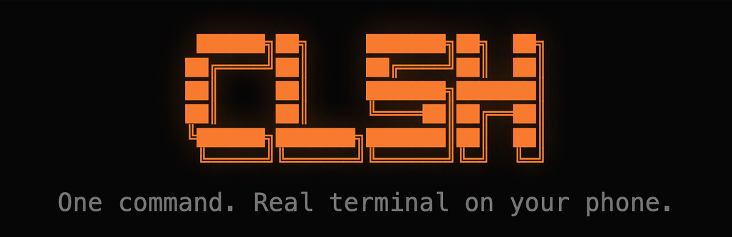 clsh: 자신의 macOS 터미널 환경을 모바일에서 접근할 수 있도록 만들어주는 오픈소스 도구