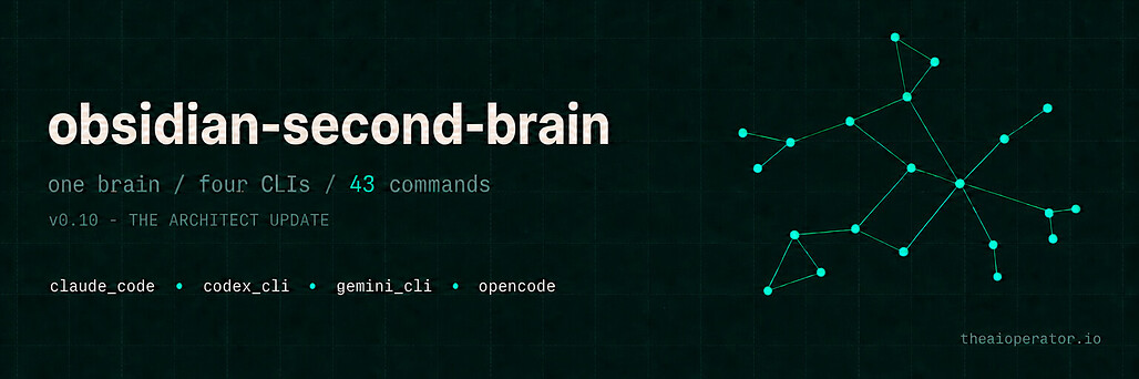 obsidian-second-brain: Obsidian 볼트를 스스로 갱신되는 AI 세컨드 브레인으로 만드는 스킬