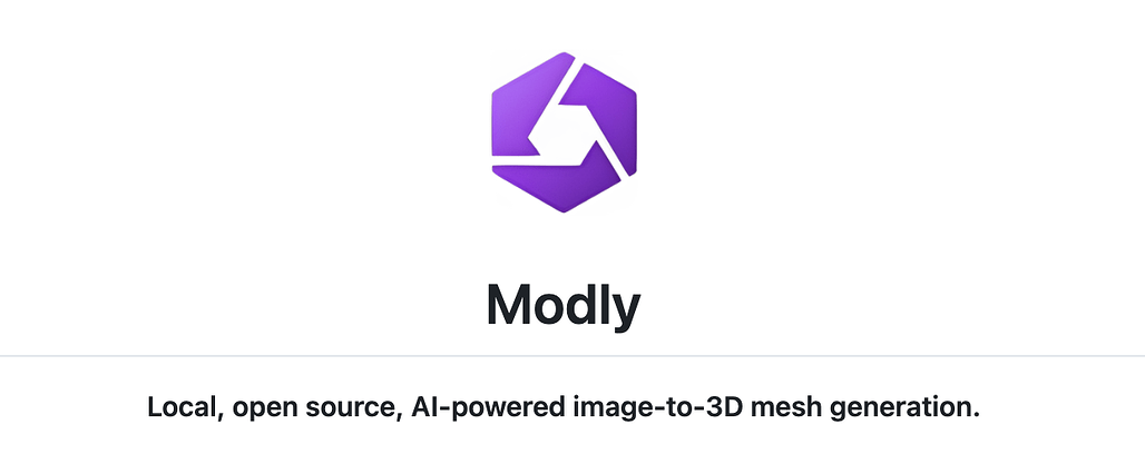 Modly: 이미지 한 장으로 3D 모델을 생성하는 로컬 실행 데스크톱 앱 (feat. Lightning Pixel)