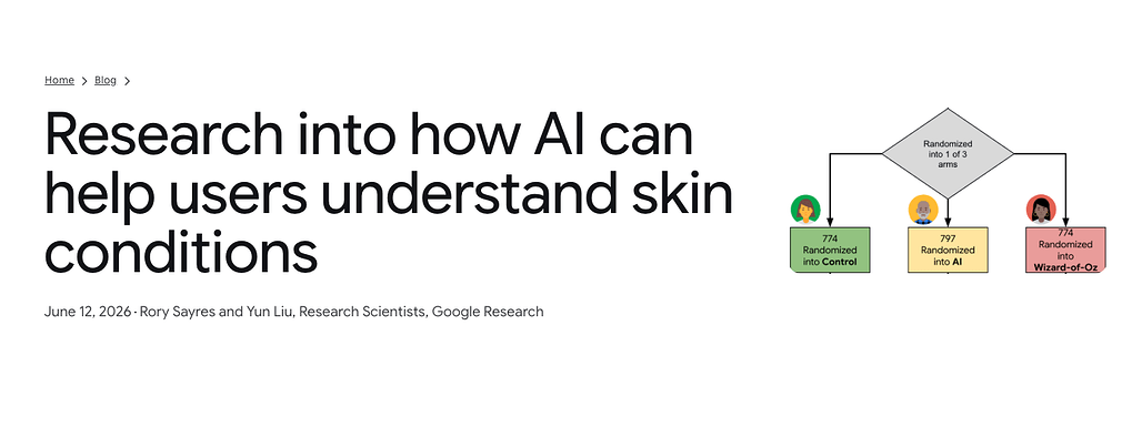 Google, 피부 질환 이해를 돕는 AI 도구 연구 (feat. JAMA Dermatology)
