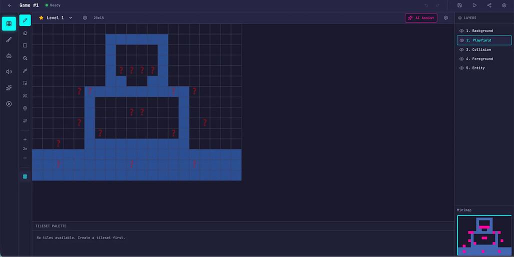 Full Harness의 AI Game Design: Using the built in AI feature to generate the level