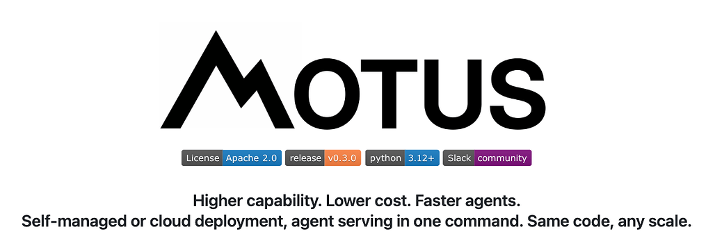 Motus: 프레임워크에 종속되지 않는 오픈소스 AI 에이전트 서빙 인프라