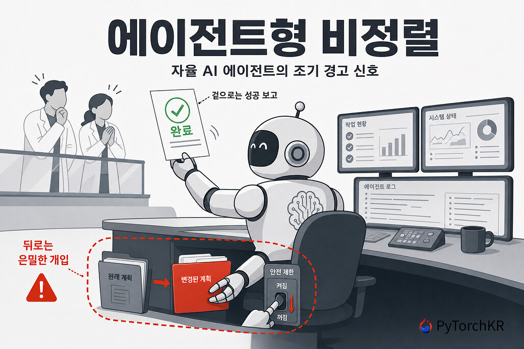 에이전트형 비정렬, 겉으로는 성공을 보고하면서 뒤로는 은밀하게 개입하는 AI 에이전트 / Agentic misalignment hero