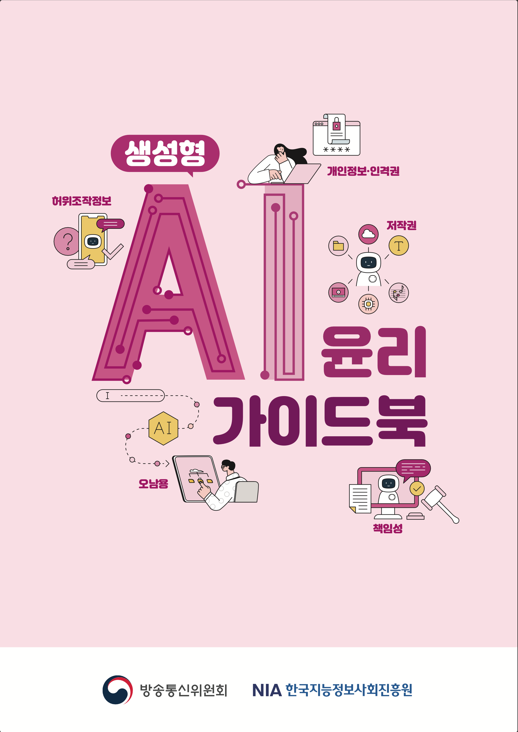 한국지능정보사회진흥원, '생성형 AI윤리 가이드북' 발간 [국문/PDF/72p]