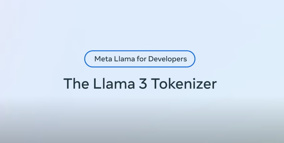 Llama 3 Tokenizer 이해하기 (YouTube/영어)