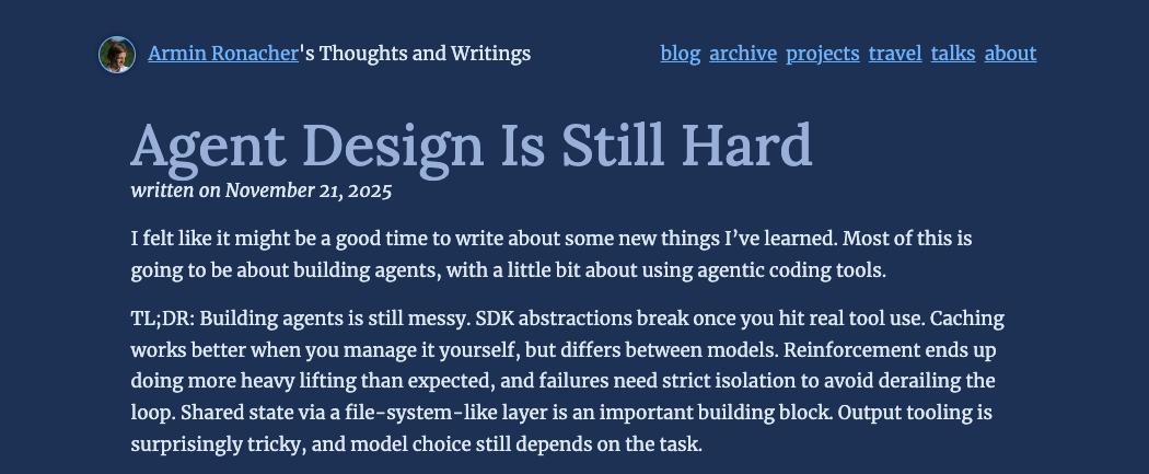 에이전트 설계는 여전히 어렵다