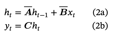 SSM 방정식의 이산화된 버전 (The Discretised Version of the SSM Equation)