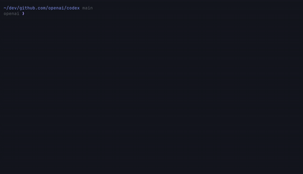 OpenAI Codex CLI 사용 예시