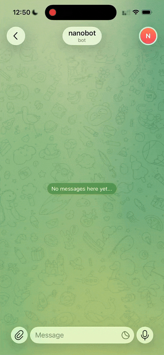 nanobot 사용 예시: 📈 24/7 Real-Time Market Analysis