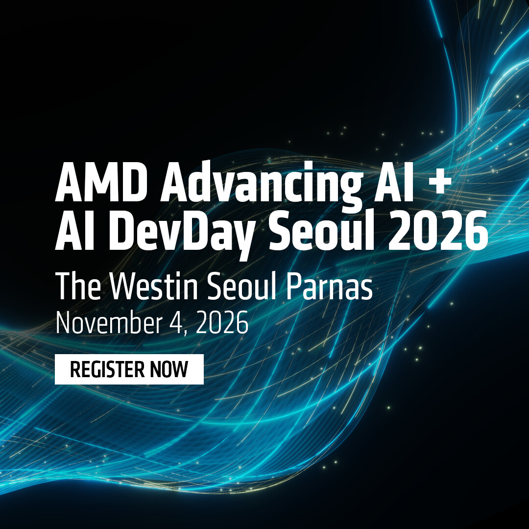 AMD Advancing AI + AI DevDay Seoul 2026 이미지